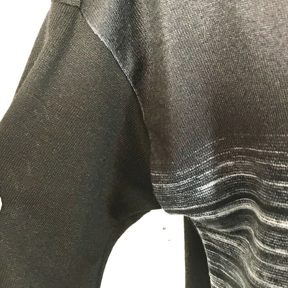 Worthington Top Blouse Size Medium Black‎ Gray - Picture 3 of 8